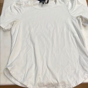 Theory Cream Short Sleeve Tee